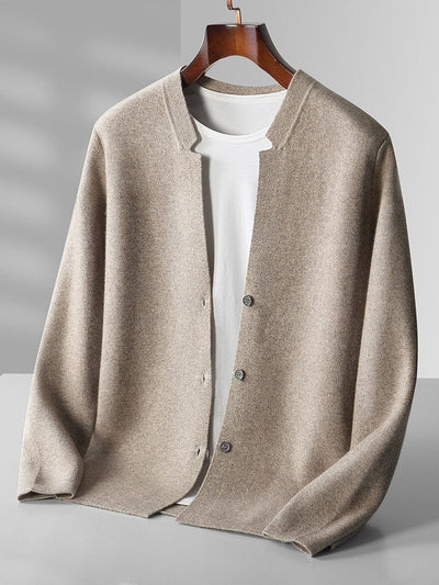 Ezra - Minimalistischer Strickcardigan mit Knopfleiste