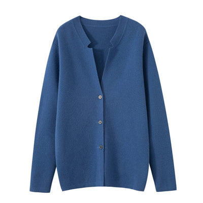 Ezra - Minimalistischer Strickcardigan mit Knopfleiste