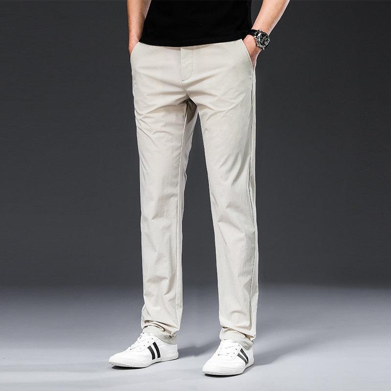 Lässige Chino Stretchhose Herren