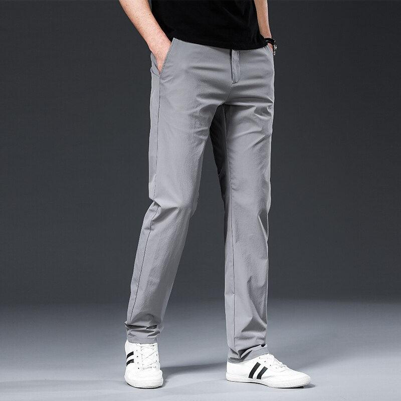 Lässige Chino Stretchhose Herren
