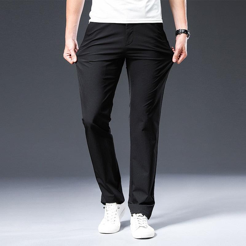 Lässige Chino Stretchhose Herren