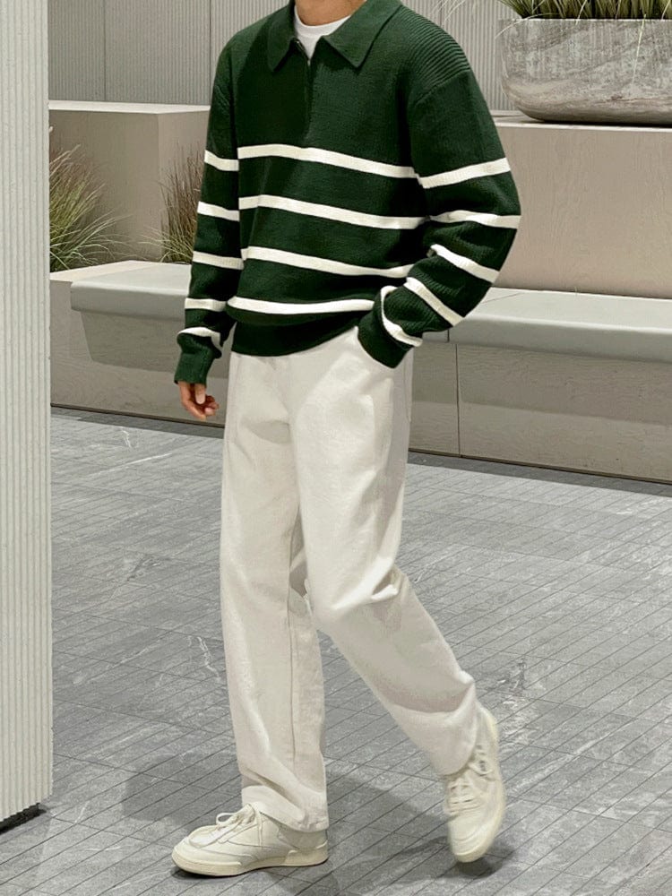 Zeitloser Klassischer Gestreifter Pullover Herren