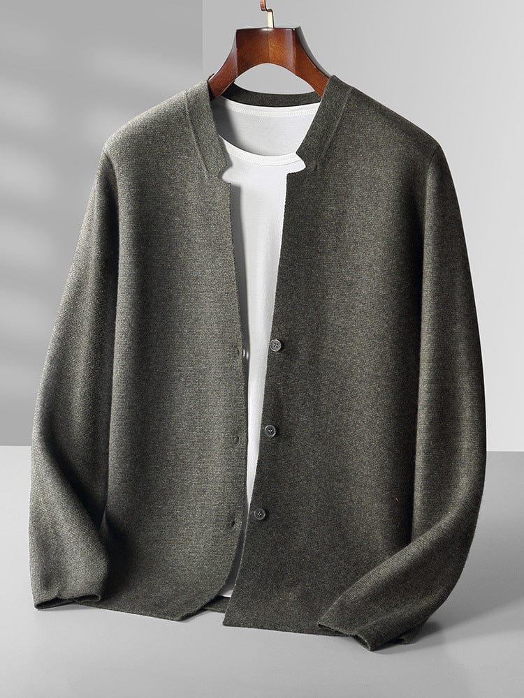 Ezra - Minimalistischer Strickcardigan mit Knopfleiste