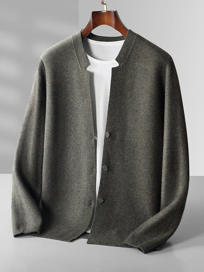 Ezra - Minimalistischer Strickcardigan mit Knopfleiste