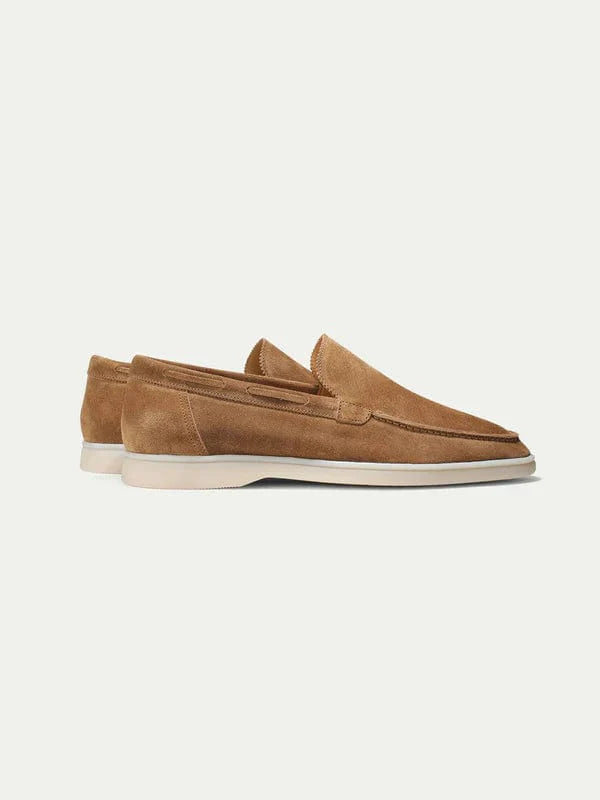 Adrian - Lässiger Braun Wildleder-Loafer