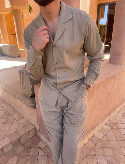 Herren Sommer Zweiteiliges Lounge Set