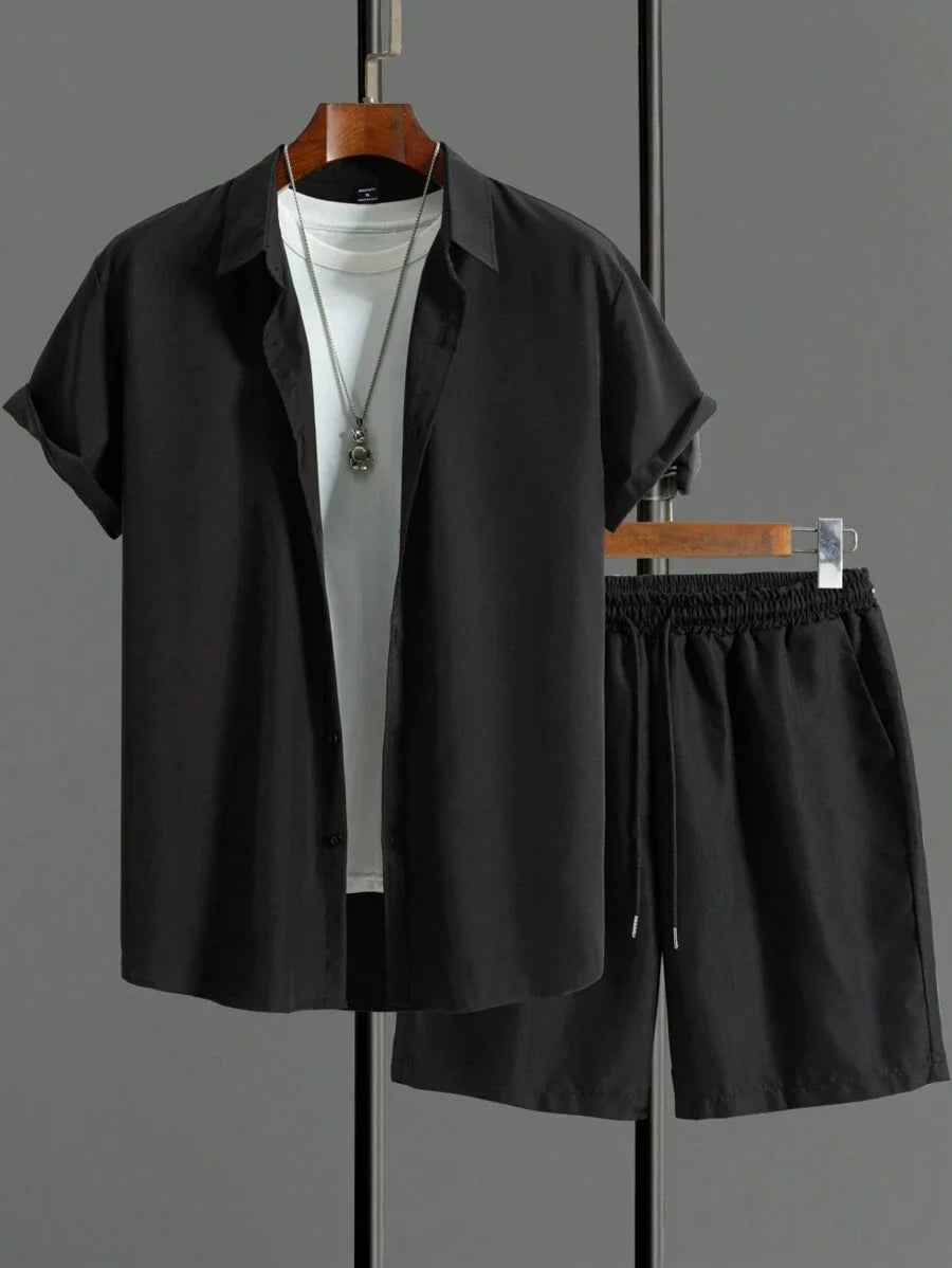 Herren Freizeit-Sommer Shorts Set