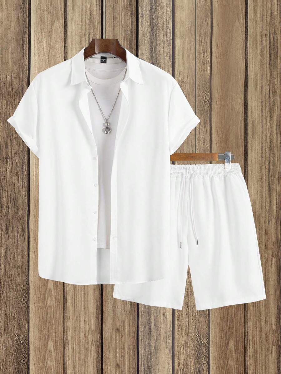 Herren Freizeit-Sommer Shorts Set