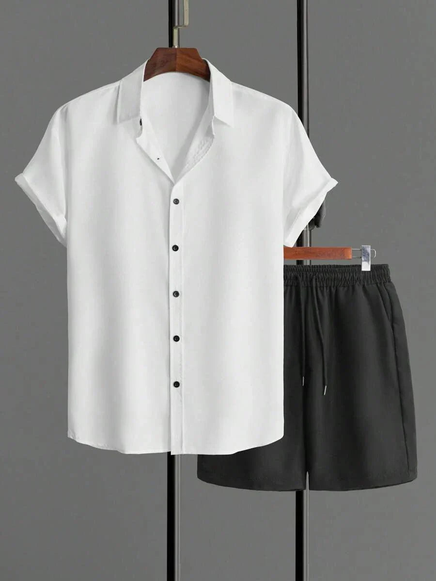 Herren Freizeit-Sommer Shorts Set