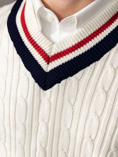 Herren Stylischer V-Ausschnitt Pullover