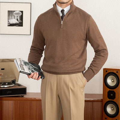 Mateo - Stylischer Wollstrickpullover Herren