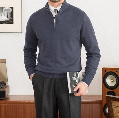 Mateo - Stylischer Wollstrickpullover Herren
