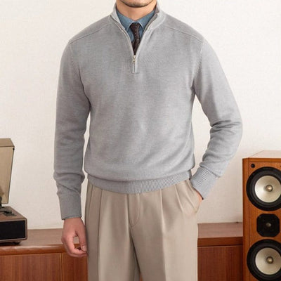 Mateo - Stylischer Wollstrickpullover Herren