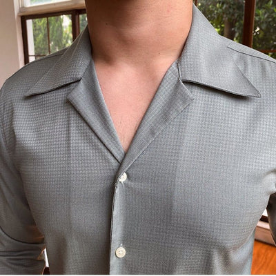 Elegantes Herren Langarmhemd Slim Fit