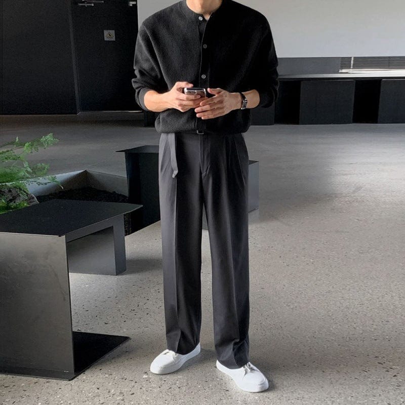 Moderner Lockerer Schnitt Cardigan Herren