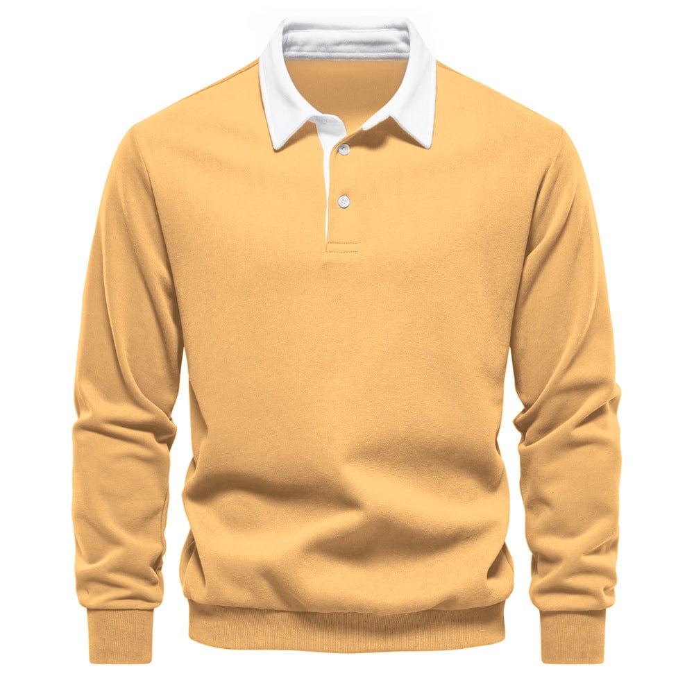 Stylisches Polo mit Kontrastkragen Herren
