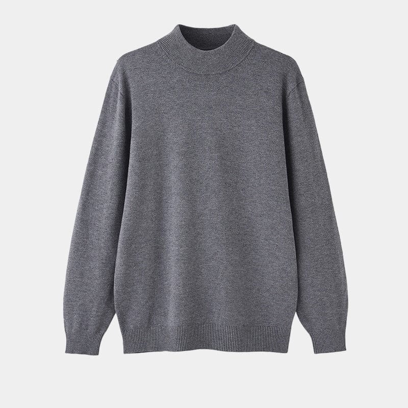 Herren Lässiger Maßgeschneiderter Rollkragenpullover