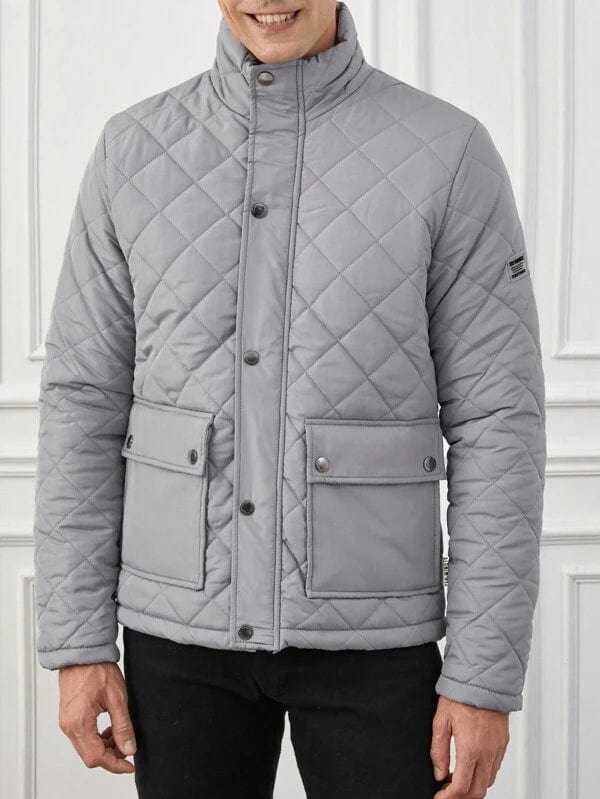 Warme Gepolsterte Lässige Pufferjacke