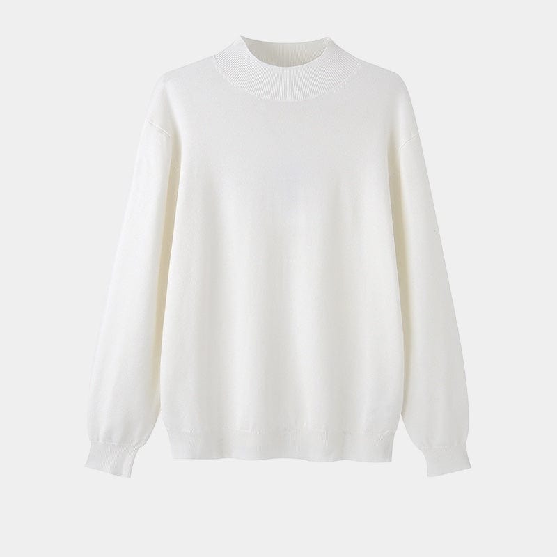 Herren Lässiger Maßgeschneiderter Rollkragenpullover