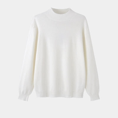 Herren Lässiger Maßgeschneiderter Rollkragenpullover